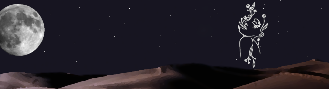 Desert oasis horizon