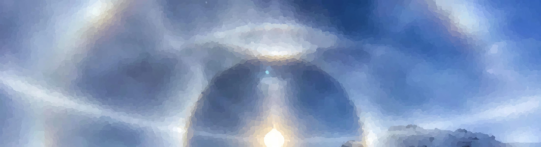 Sunlight rings crystals